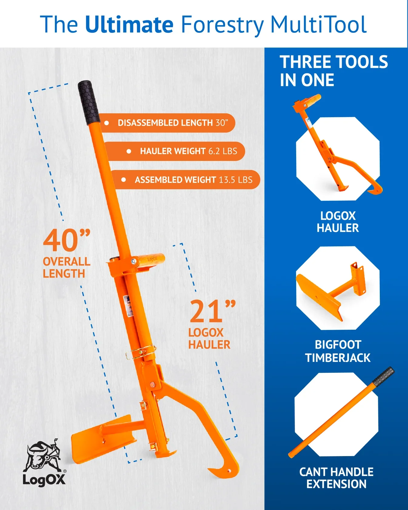 LogOX 3-in-1 Forestry MultiTool